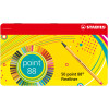 Micropunta/Felpa, Point 88, Punta Fina  0.4 mm, Caja Met x 50. 50 Colores Surtidos